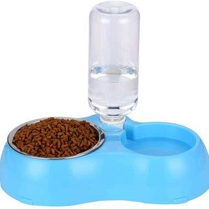 Double Dog Cat Bowls Premium Stainless Steel Pet
